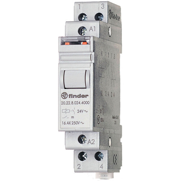 Finder Stromstoßschal.f.DIN-Schie 1S 20A 24VDC 20.21.9.024.4000
